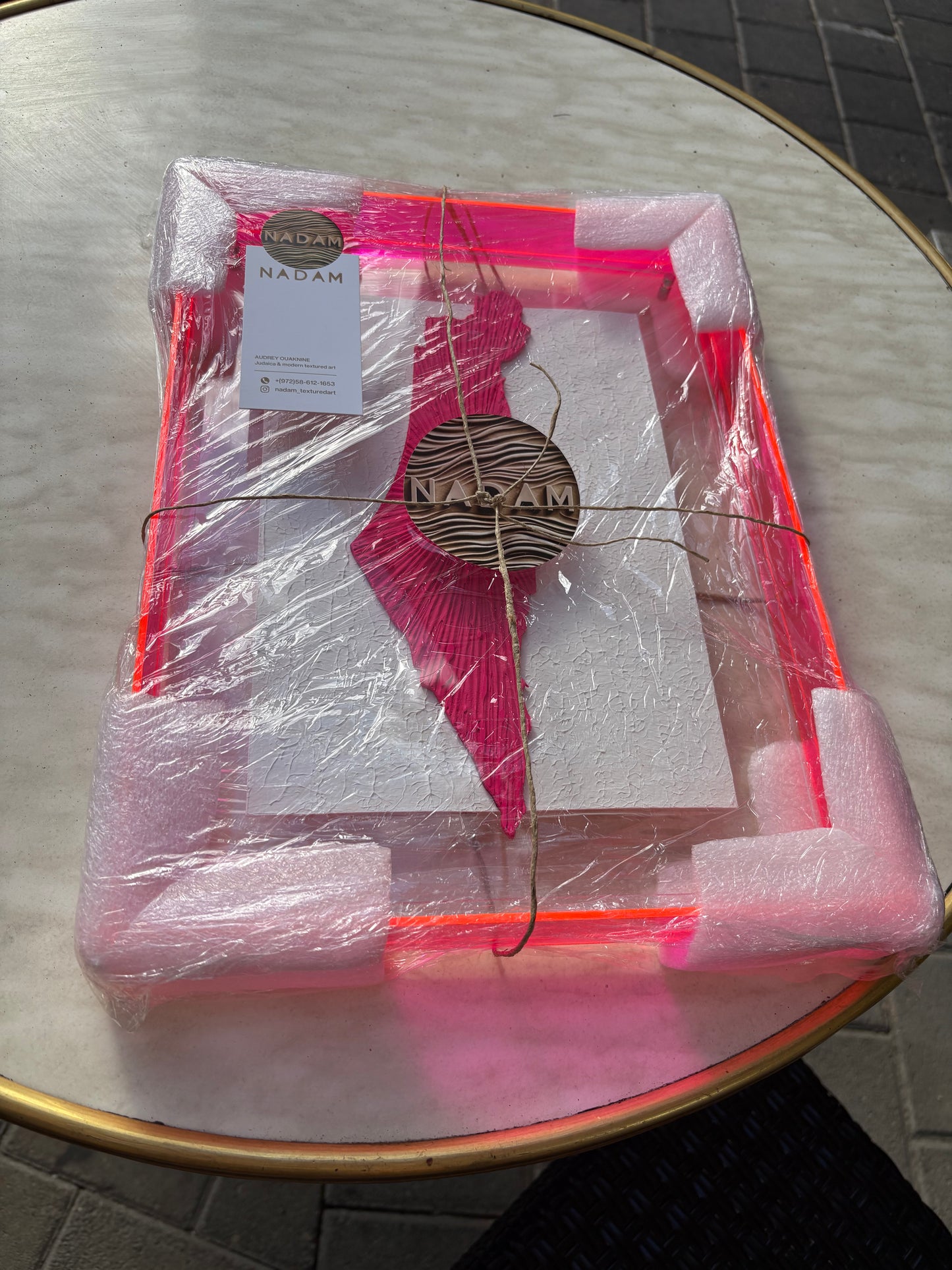 Mon coeur - Pink frame