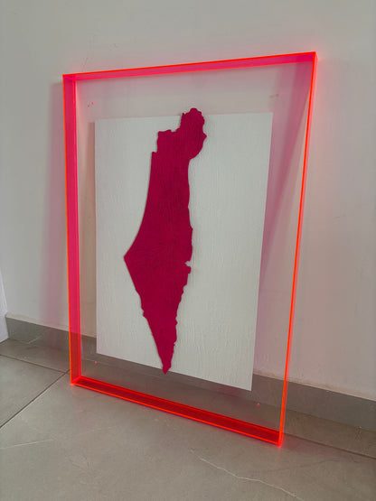 Mon coeur - Pink frame